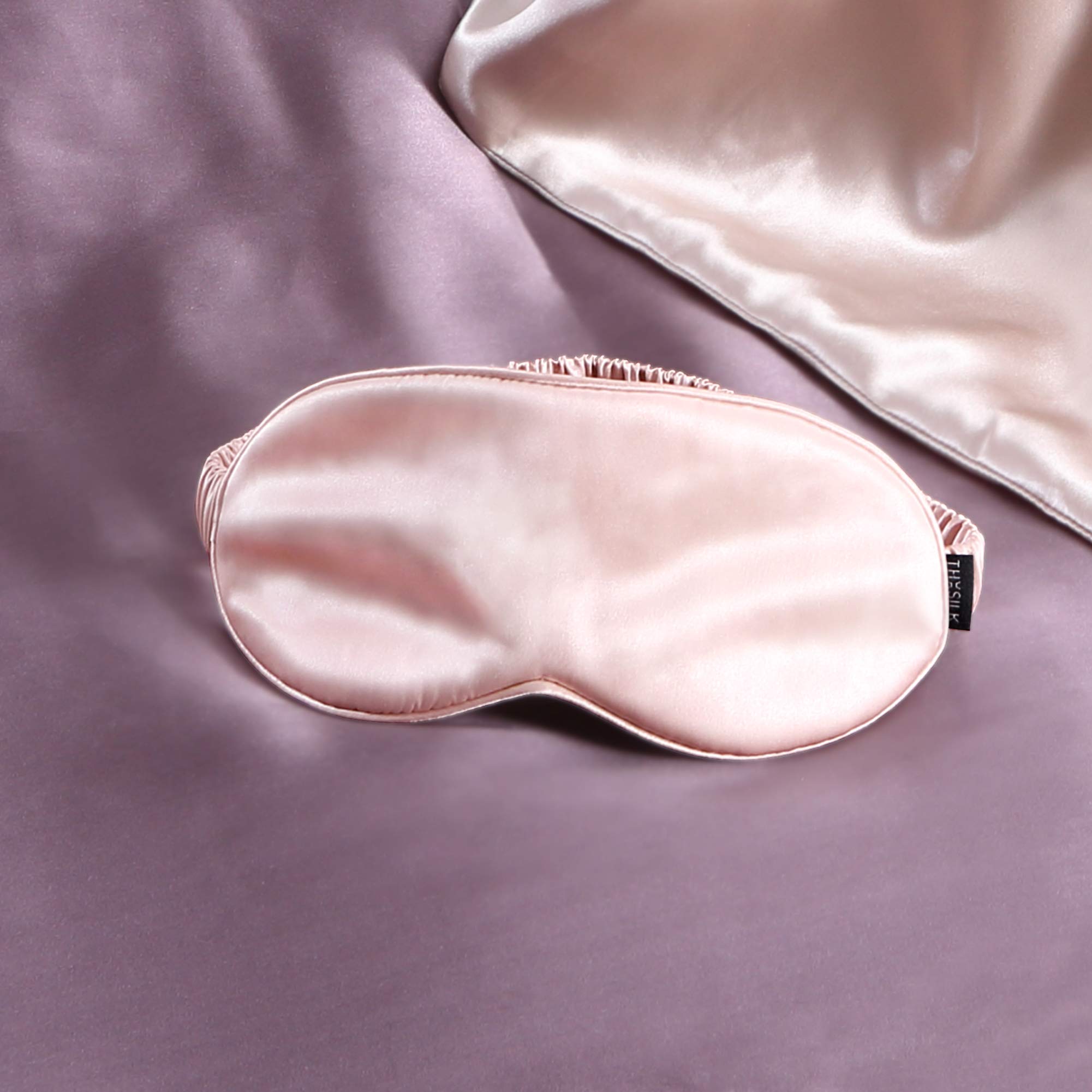 Amazon.com: THXSILK Silk Sleep Eye Mask with Elastic Strap 25